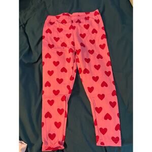 Rocky Kids Thermal Underwear Set - Pink with Red Hearts - Size XS